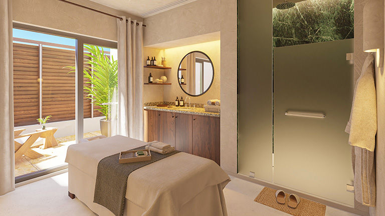 An all-new spa features state-of-the-art massage beds and a brand-new botanical garden where guests can choose herbs for their treatments.