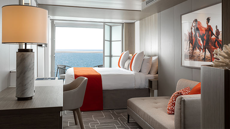 An infinite veranda stateroom