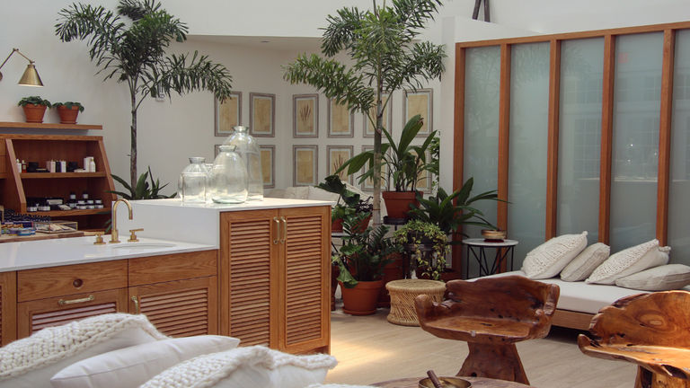 Clients can choose from a list of treatments at the resort's spa, Botanika Union.
