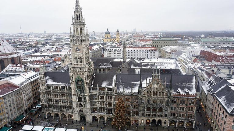 During winter, explore Munich and its Christmas markets.