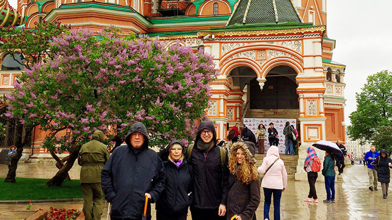 In Russia, the family explored the country’s culture, rather than tracking down specific family heritage. // © 2016 Mindy Poder