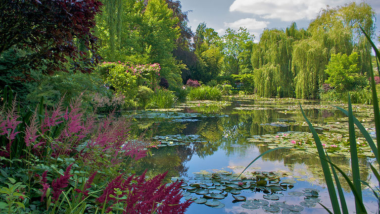 One excursion options was a visit to the painter Monet’s garden in Giverny.