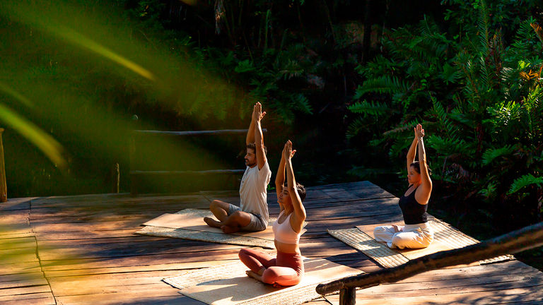 Paradisus by Melia offers a cenote visit complete with a meditation and yoga class.