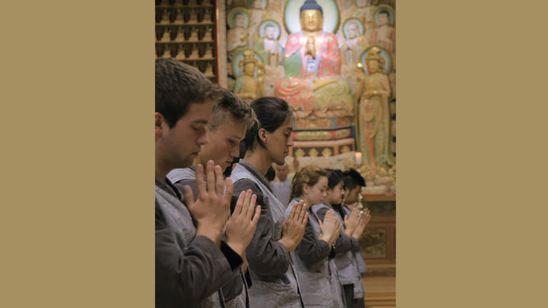 Temple visits often include the chance to participate in Buddhist meditations, ceremonies and meals.