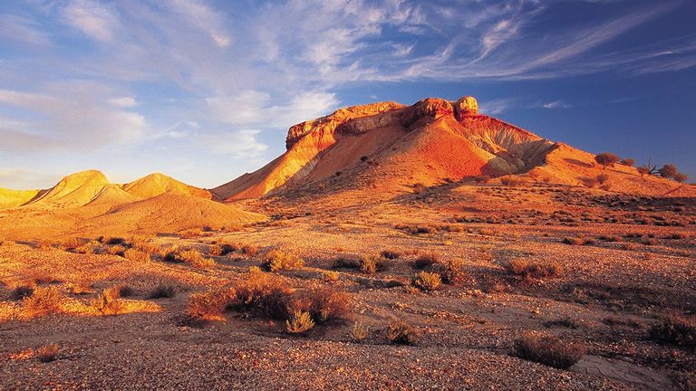 The Simpson Desert is considered the real outback.