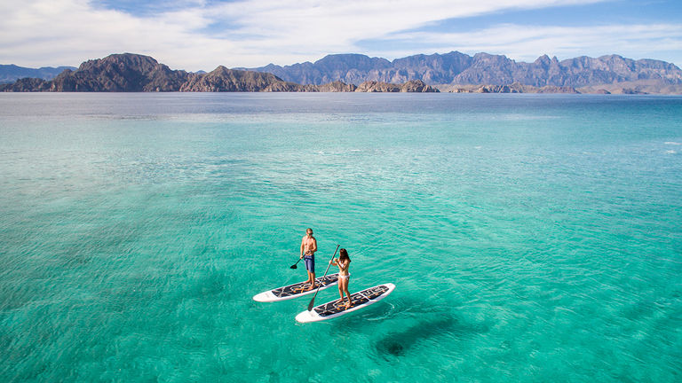 Villa del Palmar at the Islands of Loreto by Danzante Bay offers stand-up paddleboarding excursions.